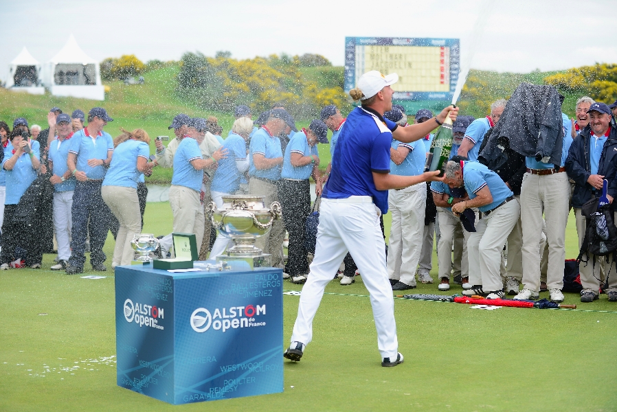 Golf Post - Marcel Siem bei der Alstom Open de France in Paris im Juli 2012