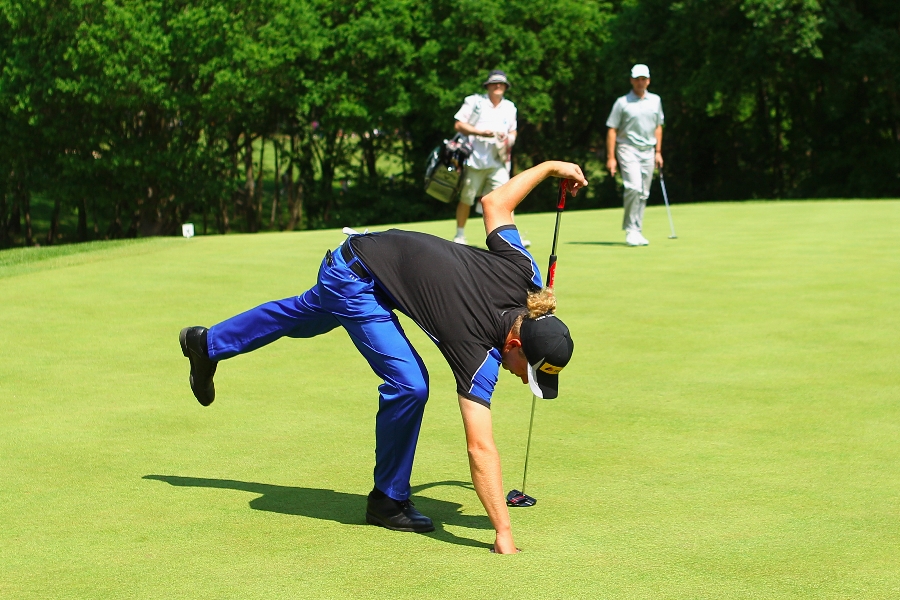 Golf Post - Marcel Siem mit einem Hole-in-One bei der BMW PGA Championship in Wentworth im Mai 2012