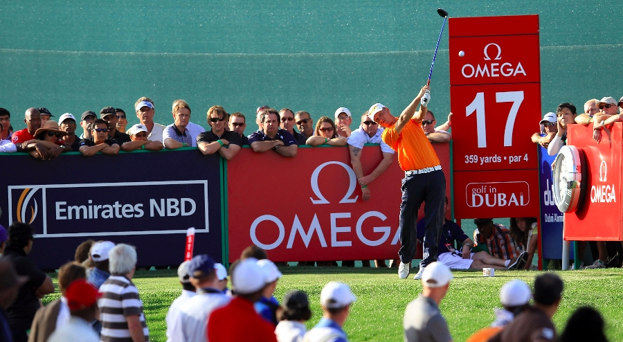 Golf Post - Marcel Siem in Dubai im Februar 2012