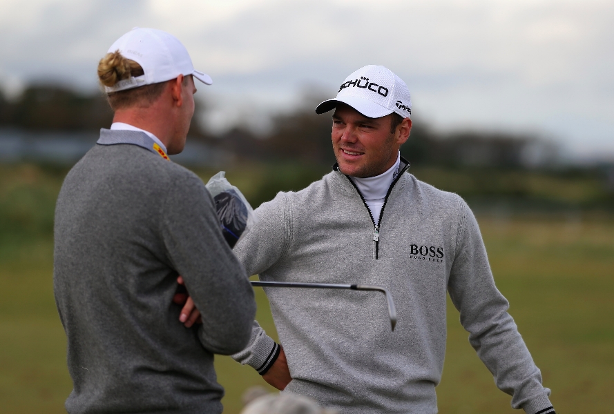 Golf Post - Marcel Siem und Martin Kaymer bei der Alfred Dunhill Links Championship in Schottland im Oktober 2012