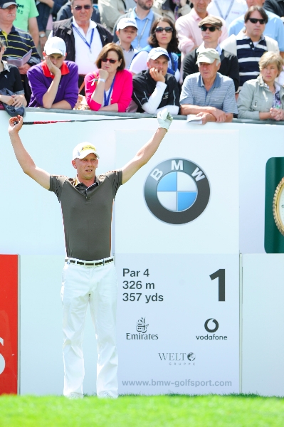 Golf Post - Marcel Siem bei der BMW International Open im Gut Lärchenhof in Köln im Juni 2012