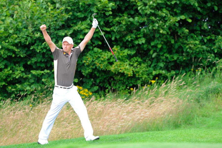 Golf Post - Marcel Siem bei der BMW International Open im Gut Lärchenhof in Köln im Juni 2012