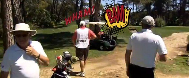 Golf-Cart-Unfall bei der Ladies European Tour.