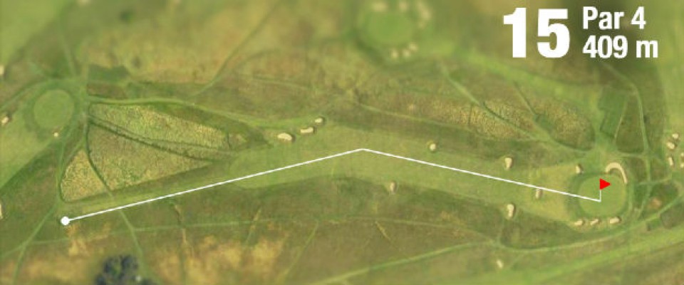 Das 15. Loch ist nach den ersten beiden Tagen der British Open das schwierigste.