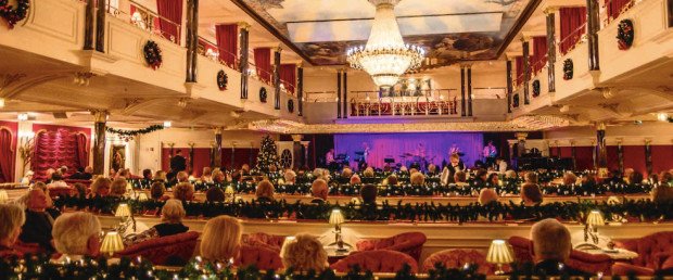 Der Kaisersaal erinnert an ein Varieté-Theater aus den Goldenen Zwanzigerjahren. (Foto: MS Deutschland)