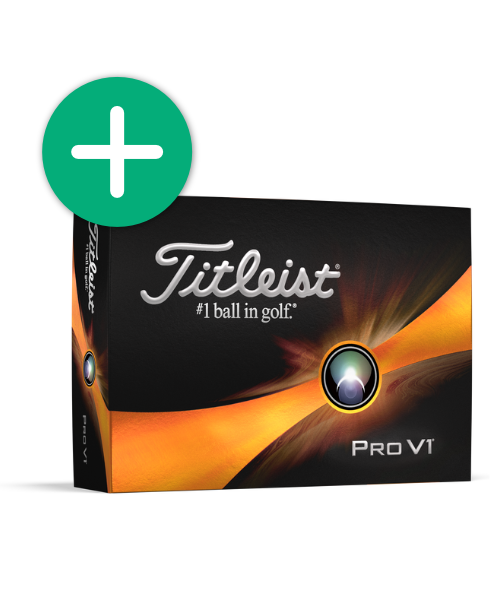 Dein einmaliges Willkommensgeschenk: Ein Dutzend Titleist Pro V1 Bälle