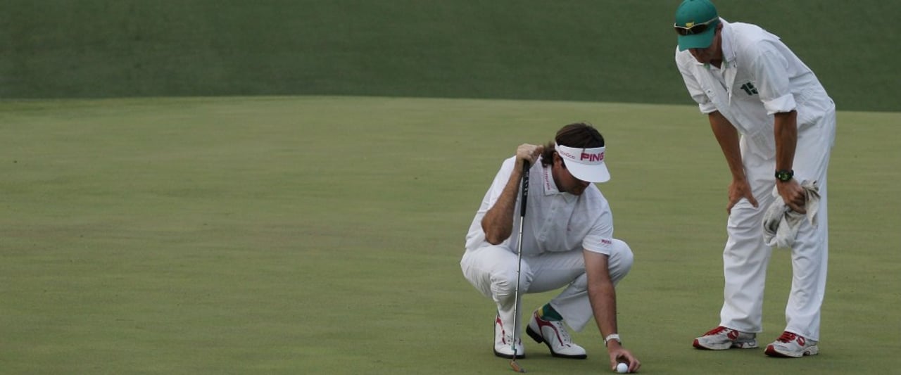 Bubba Watson während der Playoffs beim US Masters 2012. (Foto: Getty)