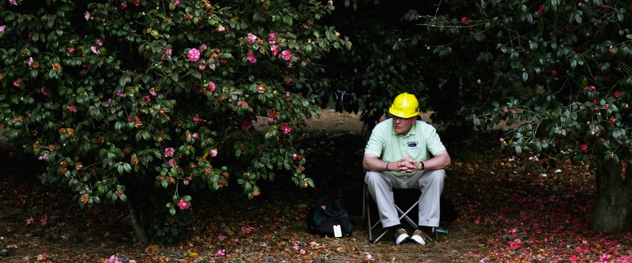 Golf-Marshall in Augusta Golf-Marshall in Augusta