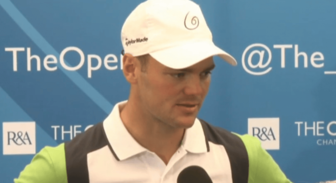 Martin Kaymer im Interview, British Open Tag 1 Martin Kaymer im Interview, British Open Tag 1