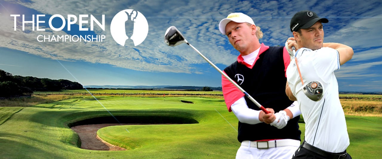 Marcel Siem und Martin Kaymer bei der British Open Marcel Siem und Martin Kaymer bei der British Open