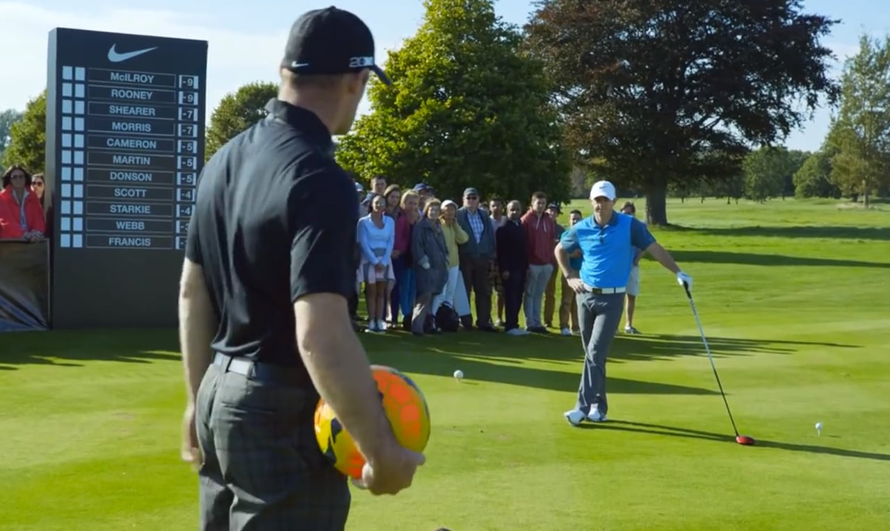 Wayne Rooney und Rory McIlroy Wayne Rooney und Rory McIlroy