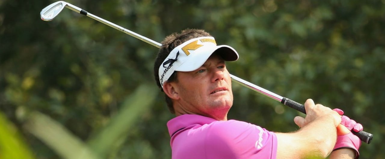 Alex Cejka beendete die erste Runde der Thailand Golf Championship als Führender Alex Cejka beendete die erste Runde der Thailand Golf Championship als Führender