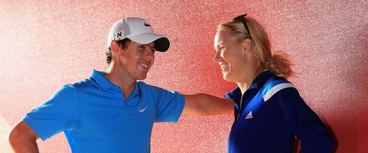 Rory McIlroy mit seiner Freundin Caroline Wozniacki Rory McIlroy mit seiner Freundin Caroline Wozniacki