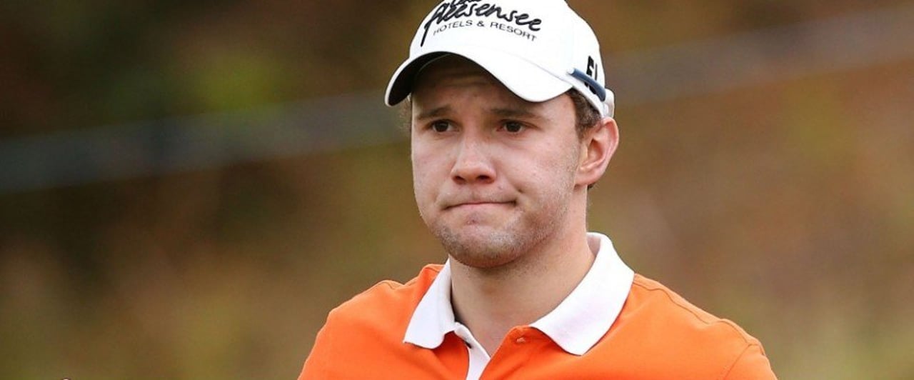 Maximilian Kieffer zeigt sich enttäuscht über sein Abschneiden beider 71. Open D'Italia. (Foto: Getty) Maximilian Kieffer zeigt sich enttäuscht über sein Abschneiden beider 71. Open D'Italia. (Foto: Getty)