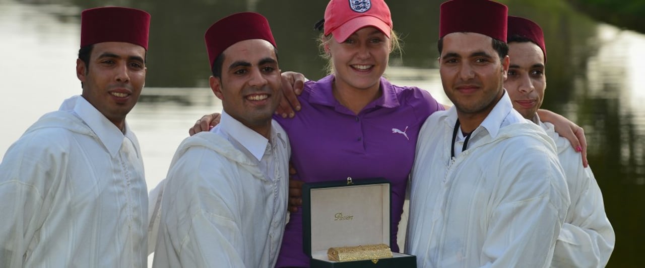 Charley Hull war in der vergangenen Saison Rookie des Jahres und sicherte sich nun den Sieg beim Lalla Meryem Golf Cup in Marokko Charley Hull war in der vergangenen Saison Rookie des Jahres und sicherte sich nun den Sieg beim Lalla Meryem Golf Cup in Marokko