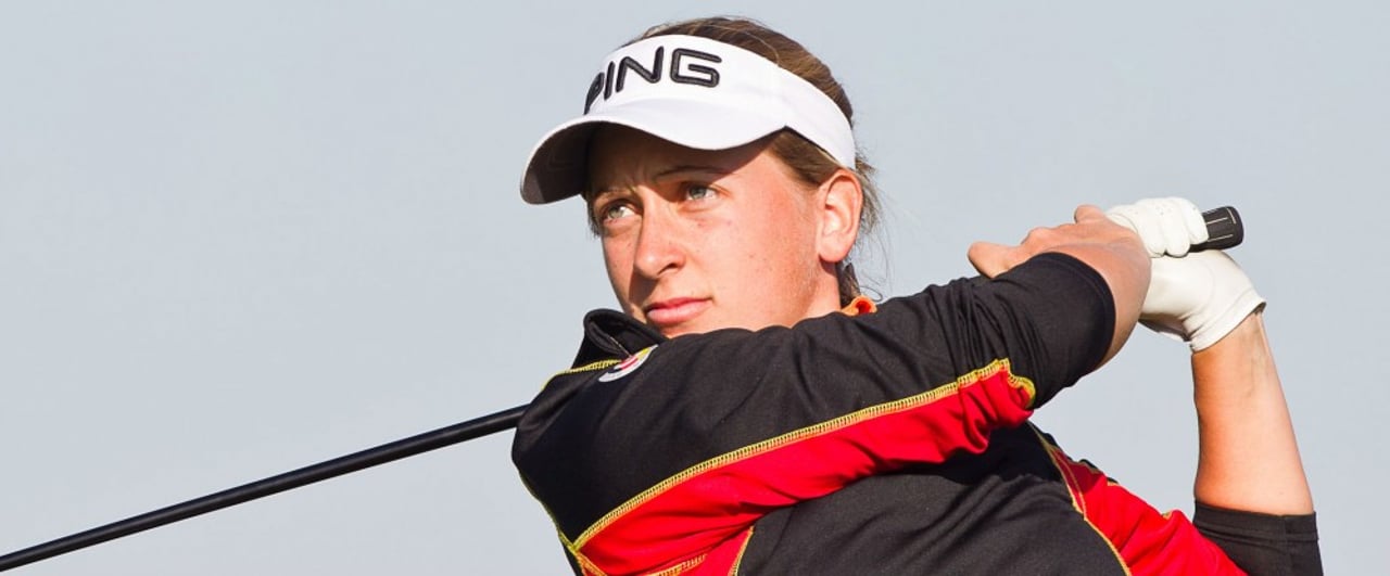 Nina Holleder hat sich mit der zweiten 68er Runde beim Lalla Meryem Cup in Marokko an der Spitze festgesetzt Nina Holleder hat sich mit der zweiten 68er Runde beim Lalla Meryem Cup in Marokko an der Spitze festgesetzt