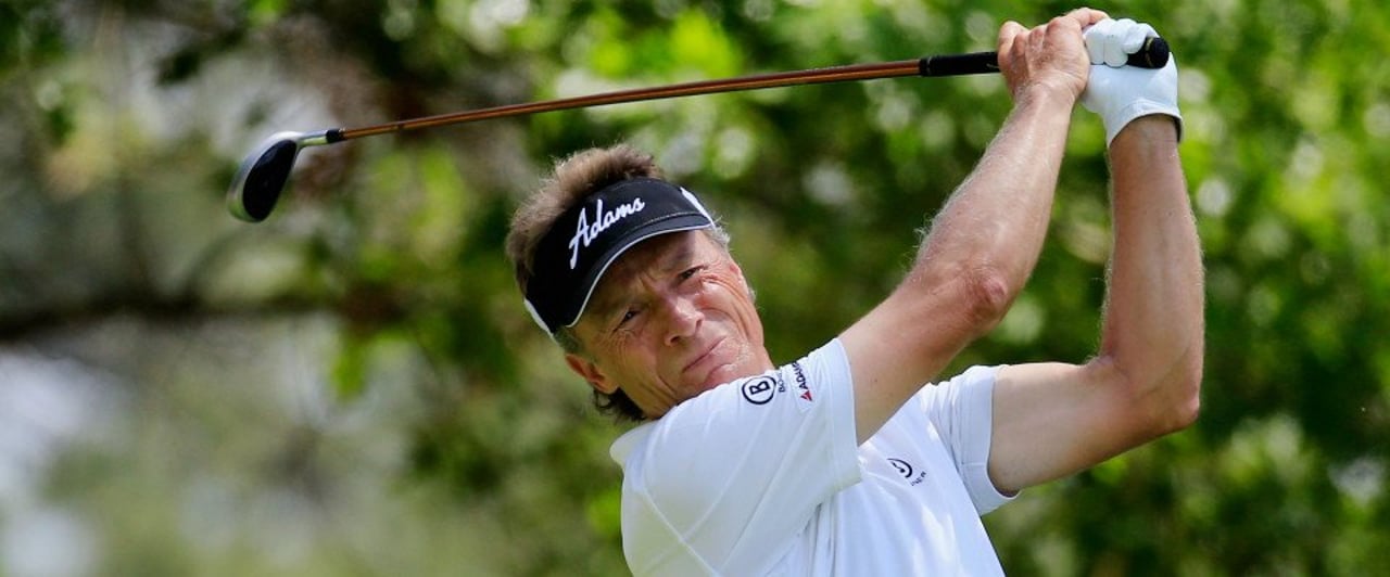 Bernhard Langer beim Masters 2014. Bernhard Langer beim Masters 2014.