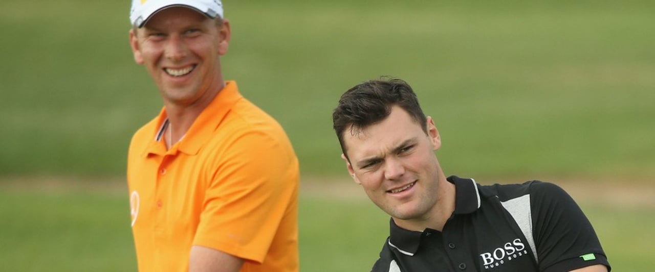 Marcel Siem hat gut Lachen! Bei der BMW PGA Championship erreichte er im Gleichschritt mit Martin Kaymer jeweils einen starken niedrigen Score am ersten Tag. Marcel Siem hat gut Lachen! Bei der BMW PGA Championship erreichte er im Gleichschritt mit Martin Kaymer jeweils einen starken niedrigen Score am ersten Tag.