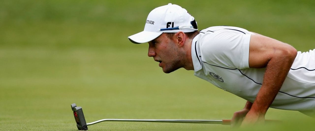 Max Kieffer spielt am 20. Juli 2014 zum ersten Mal in der DGL mit - für den Hubbelrather GC. (Foto: Getty) Max Kieffer spielt am 20. Juli 2014 zum ersten Mal in der DGL mit - für den Hubbelrather GC. (Foto: Getty)