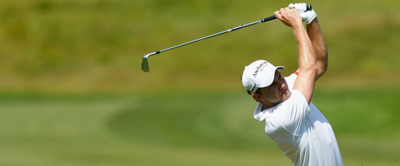 Max Kieffer bei der KLM Open 2014 Max Kieffer bei der KLM Open 2014