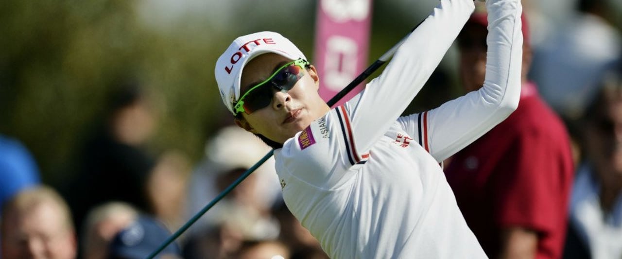 Hyo Joo Kim bei der Evian Championship 2014 Hyo Joo Kim bei der Evian Championship 2014