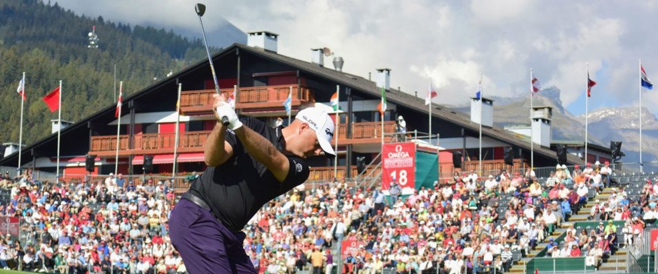 Greame Storm gelingt am Moving Day in der Schweiz ein hole-in-one und spielt sich damit an die Spitze des Feldes.(Foto: Getty) Greame Storm gelingt am Moving Day in der Schweiz ein hole-in-one und spielt sich damit an die Spitze des Feldes.(Foto: Getty)