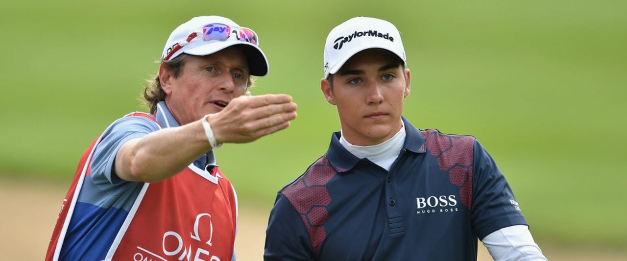 Er lässt sich Luft nach oben: Dominic Foos scheitert bei seinem Profi-Debüt am Cut. (Foto: Getty) Er lässt sich Luft nach oben: Dominic Foos scheitert bei seinem Profi-Debüt am Cut. (Foto: Getty)