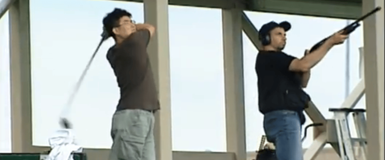 An Konzentration war nicht mehr zu denken als die kanadische Comedy Show "Just for Laughs: Gags" auf einer Driving Range auftauchte. (Foto: Youtube)