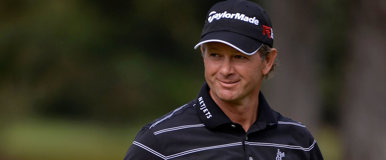 Der Südafrikaner Retief Goosen führt zur Zeit das Feld bei der Northern Trust Open an. (Foto: Getty)
