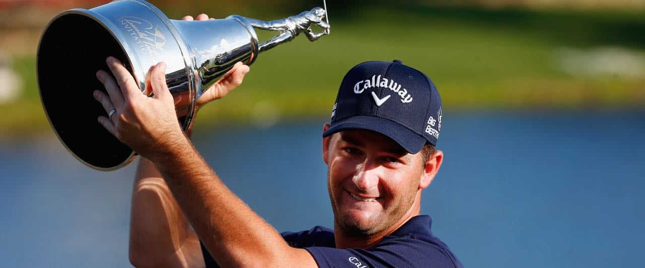 Matt Every nach seinem zweiten Sieg in Folge beim Arnold Palmer Invitation: „Ich habe Tiger Woods gesagt, dass ich die Trophäe verwahre, bis er zurück ist.“ (Foto: Getty) Matt Every nach seinem zweiten Sieg in Folge beim Arnold Palmer Invitation: „Ich habe Tiger Woods gesagt, dass ich die Trophäe verwahre, bis er zurück ist.“ (Foto: Getty)