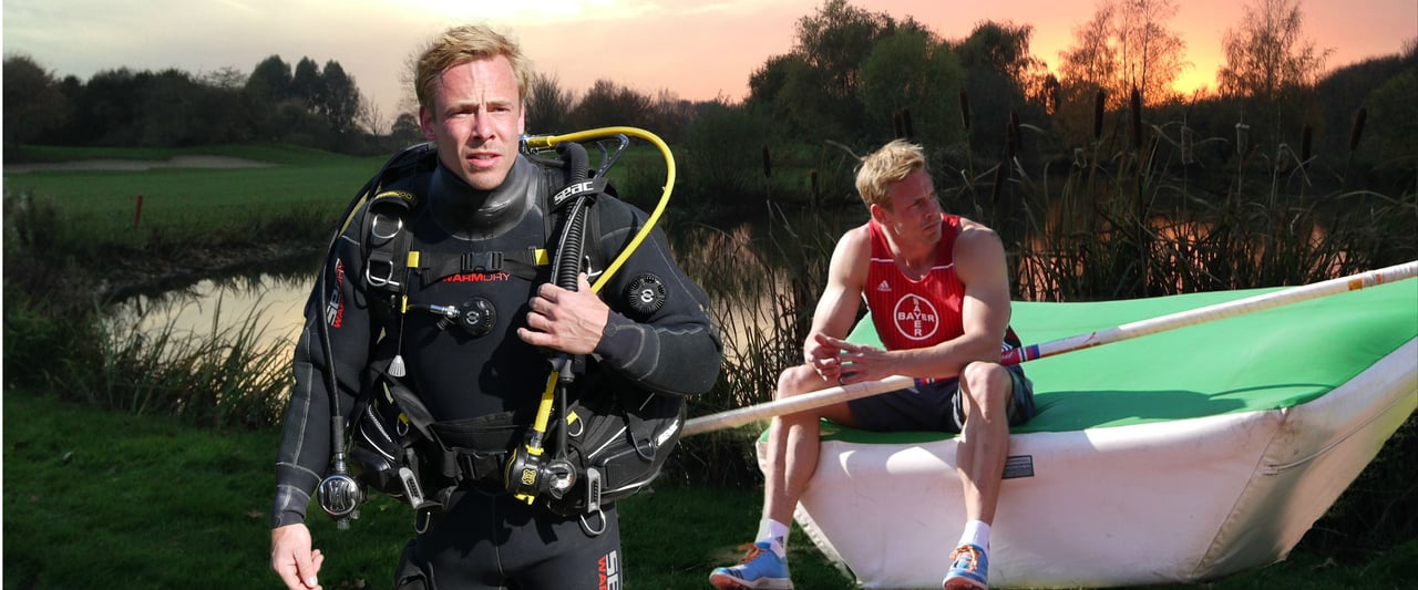 Michel Frauen ist Stabhochspringer und Lakeballtaucher. Michel Frauen ist Stabhochspringer und Lakeballtaucher.