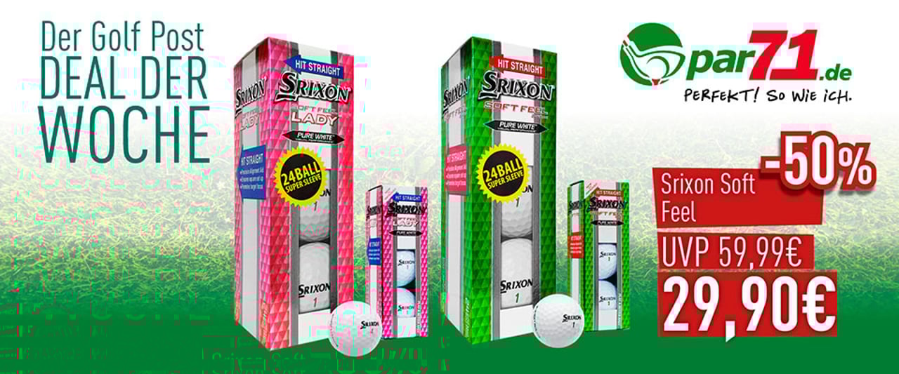 Zwei Dutzend Srixon Golfbälle für 29,90 €! Nur diese Woche und nur bei par71.de (Foto: Golf Post) Zwei Dutzend Srixon Golfbälle für 29,90 €! Nur diese Woche und nur bei par71.de (Foto: Golf Post)