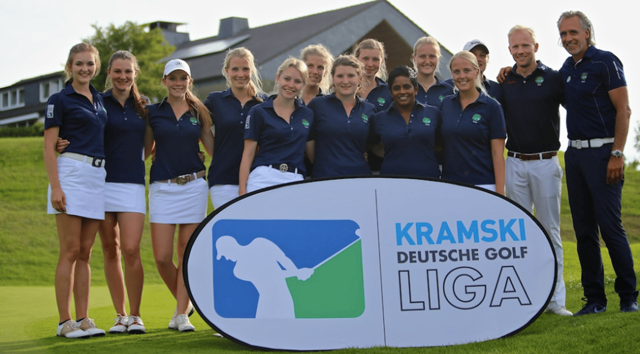 Das war knapp! Die Damen aus Hubbelrath konnten auch den dritten Spieltag für sich entscheiden, mussten sich dabei allerdings ganz schön strecken. (Foto: DGV/ Tiess)