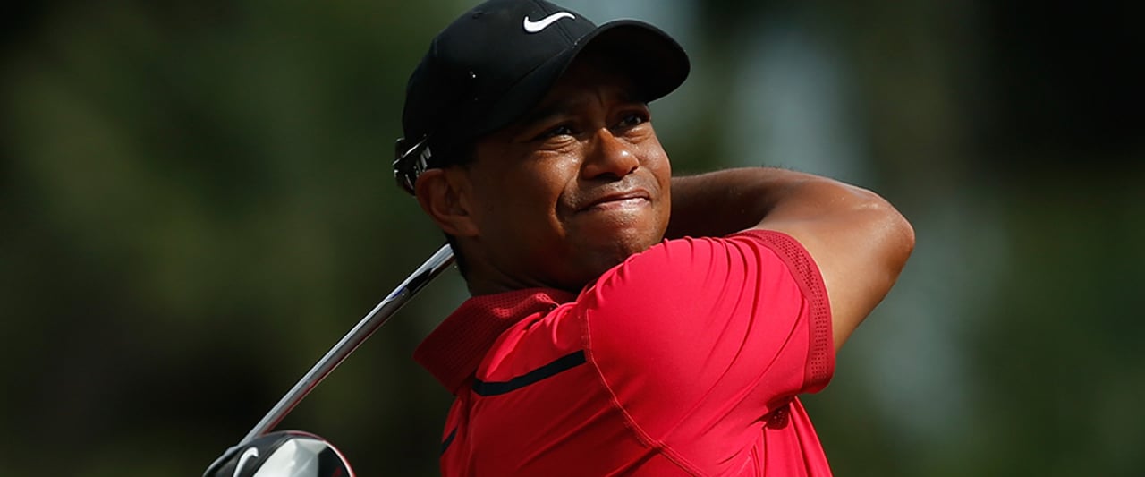 Tiger Woods startet beim The Memorial Tournament erst zum fünften Turnier der Saison. (Foto: Getty)