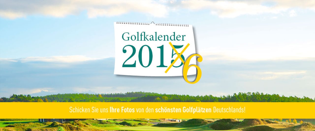 Nutzen Sie die Chance und bewerben Sie sich jetzt für den Golf Post Golfkalender 2016. (Foto: Golf Post)