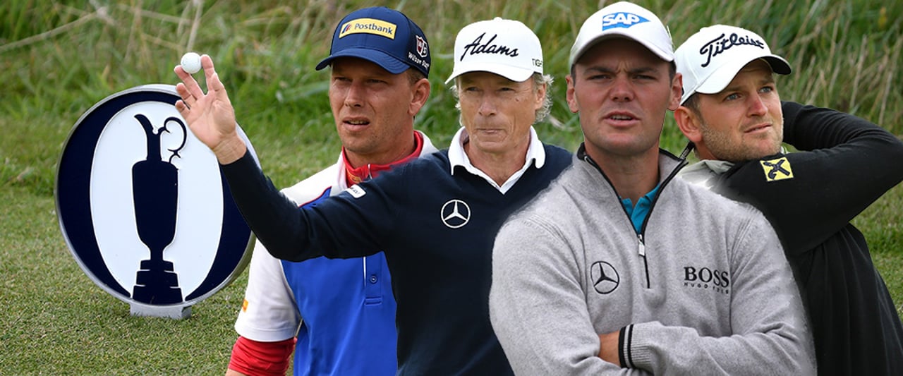 Martin Kaymer, Marcel Siem, Bernhard Langer und Bernd Wiesberger jagen die Führenden. Martin Kaymer, Marcel Siem, Bernhard Langer und Bernd Wiesberger jagen die Führenden.