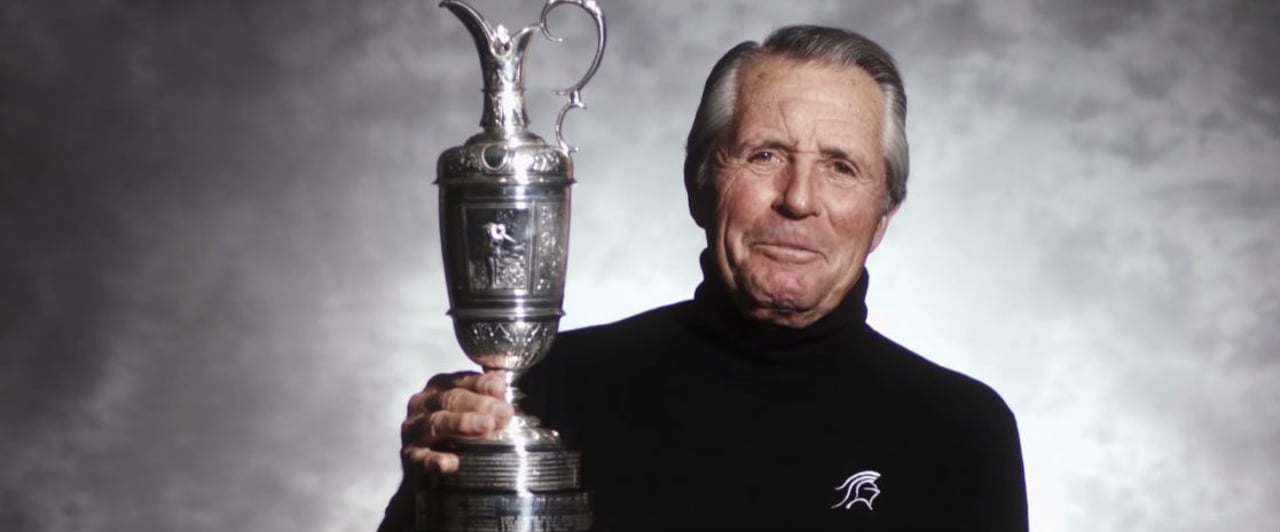 "Wenn ich mich zwischen meiner Frau und dem Claret Jug entscheiden müsste? - Ich würde sie vermissen ... " Gary Player setzt Prioritäten. (Foto: Youtube/The Open)