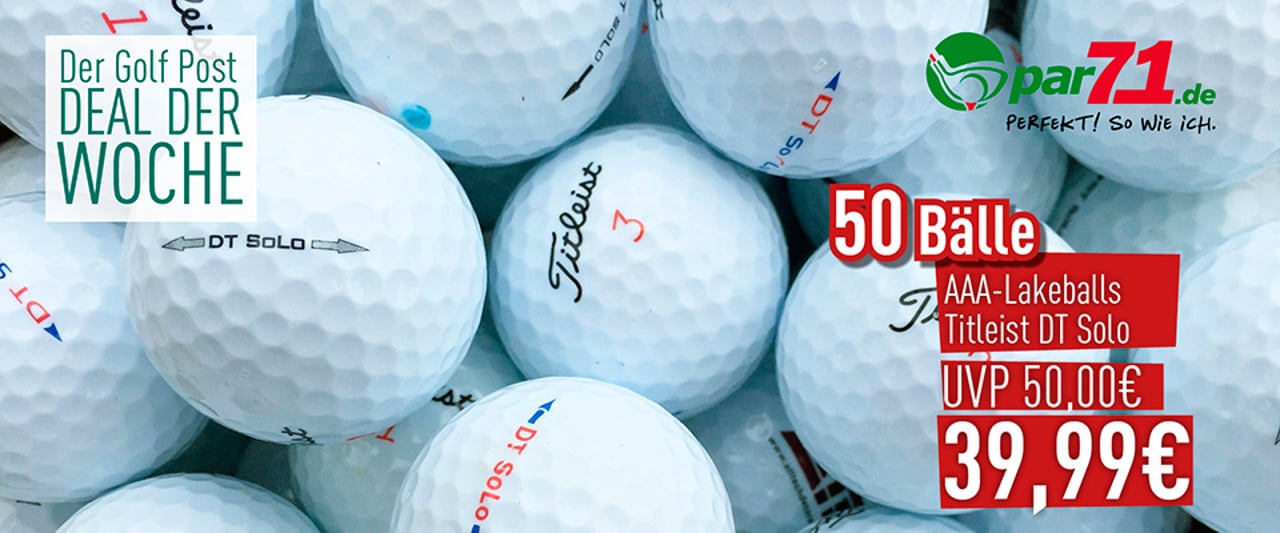 50 Lakeballs im Sonderangebot bei par71.de - schlagen Sie zu, das Angebot ist begrenzt! (Foto: Golf Post) 50 Lakeballs im Sonderangebot bei par71.de - schlagen Sie zu, das Angebot ist begrenzt! (Foto: Golf Post)