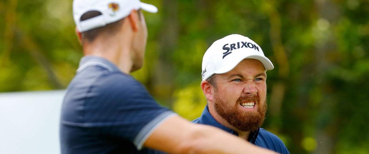 Martin Kaymer (l.) und Shane Lowry liefern die Hauptthemen im Golf Post Talk.