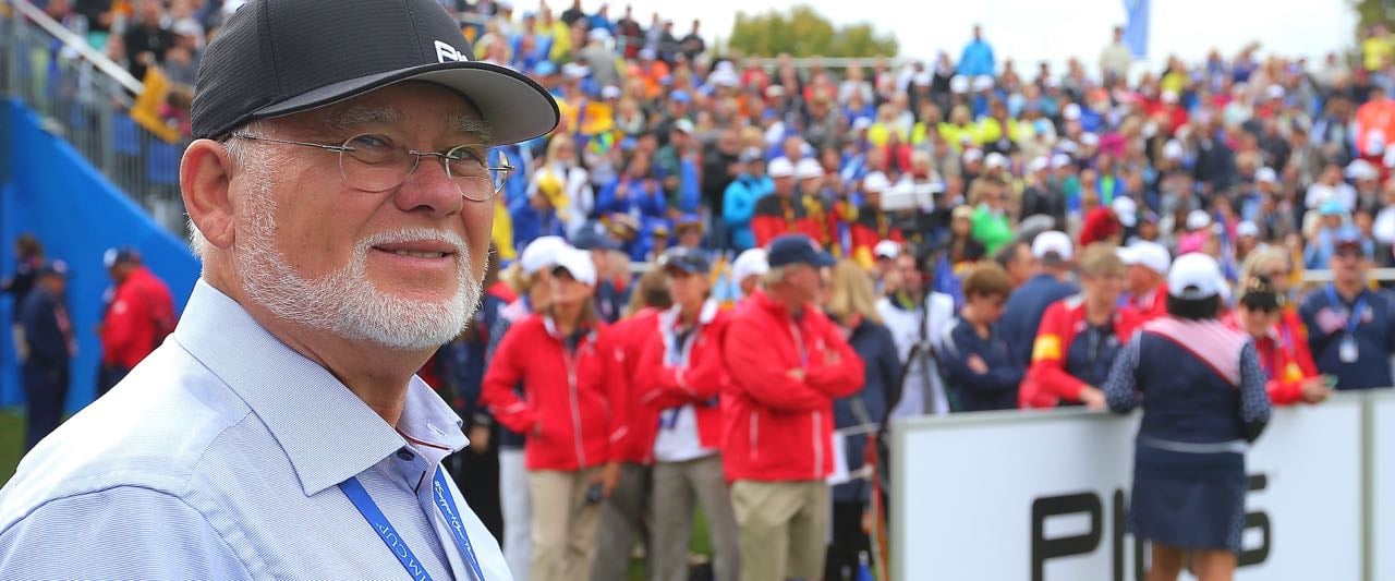 John Solheim - CEO von PING - ist der Sohn des Solheim-Cup-Gründers Karsten Solheim. (Foto: Getty) John Solheim - CEO von PING - ist der Sohn des Solheim-Cup-Gründers Karsten Solheim. (Foto: Getty)