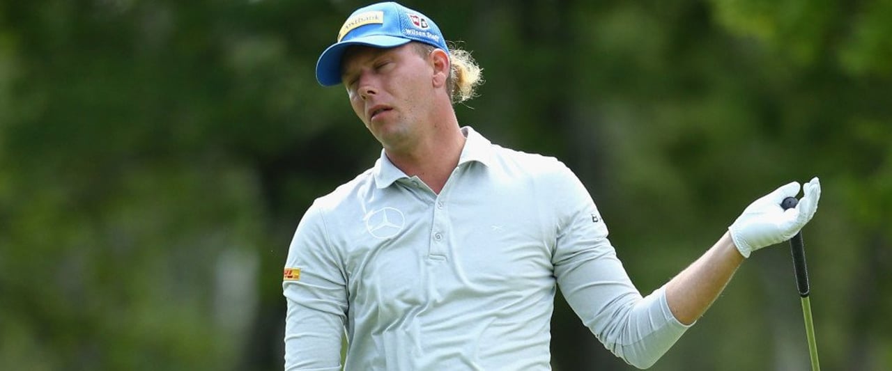 Das war nichts für Marcel Siem bei der Hotel Fitness Championship. (Foto: Getty) Das war nichts für Marcel Siem bei der Hotel Fitness Championship. (Foto: Getty)