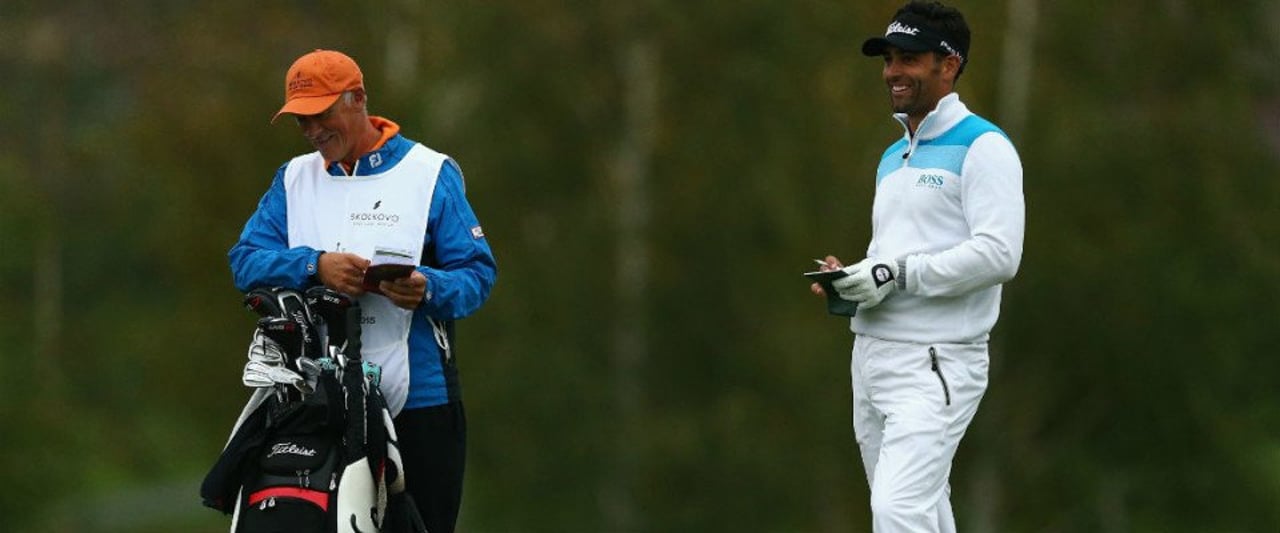 Lee Slattery hat beim Sieg der Russian Open die richtigen Schläger eingepackt (Foto: Getty) Lee Slattery hat beim Sieg der Russian Open die richtigen Schläger eingepackt (Foto: Getty)