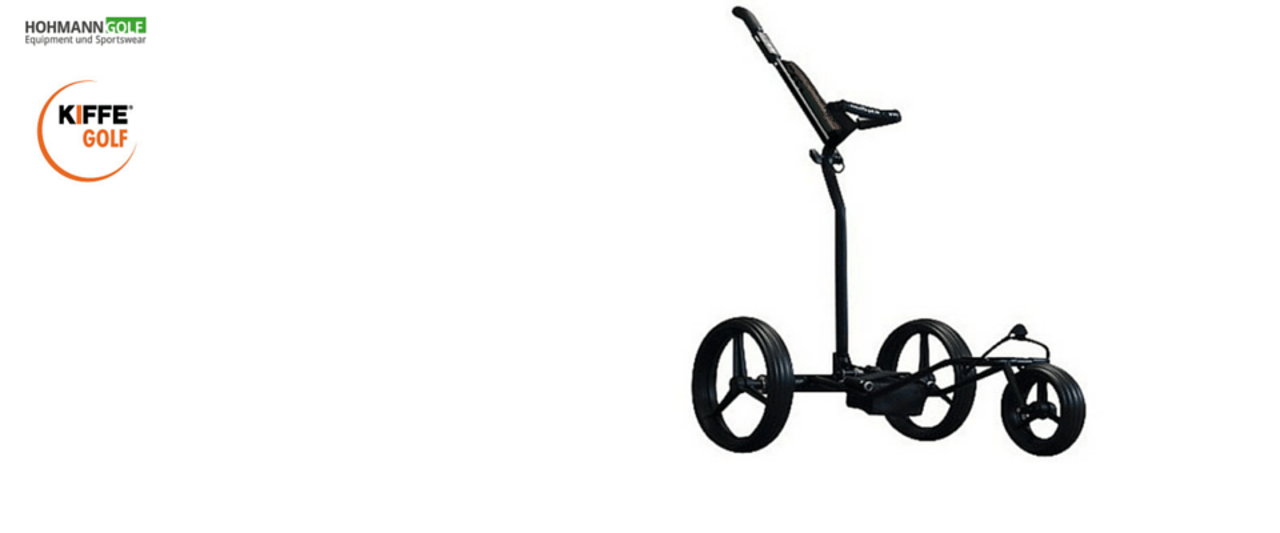 Kiffe Elektrotrolleys in Deal der Woche bei Hohmann Golf (Foto: Golf Post) Kiffe Elektrotrolleys in Deal der Woche bei Hohmann Golf (Foto: Golf Post)