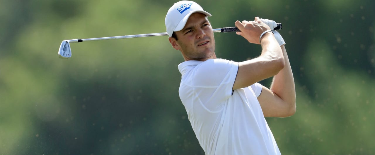 Wie schon an Tag zwei der DP World Tour Championship rettet sich Kaymer auf den letzten Metern. (Foto: Getty)