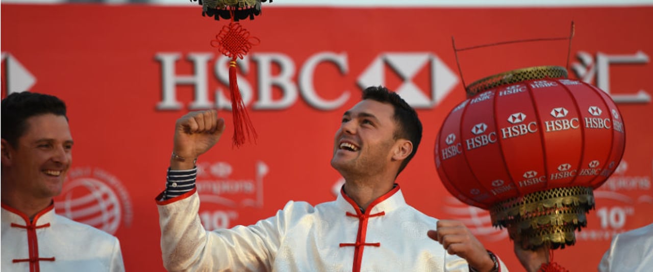 Es soll hoch hinaus gehen für Martin Kaymer bei der WGC HSBC Champions, am besten so hoch wie bei seinem Sieg 2011. (Foto: Getty) Es soll hoch hinaus gehen für Martin Kaymer bei der WGC HSBC Champions, am besten so hoch wie bei seinem Sieg 2011. (Foto: Getty)
