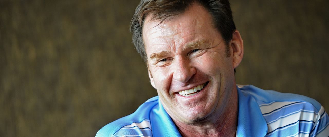 Sir Nick Faldo fordert kürzere Golfplätze, speziell für das Freizeit- und Tourismussegment: "Die Leute wollen einfach nur rausgehen und Spaß haben!" Sir Nick Faldo fordert kürzere Golfplätze, speziell für das Freizeit- und Tourismussegment: "Die Leute wollen einfach nur rausgehen und Spaß haben!"