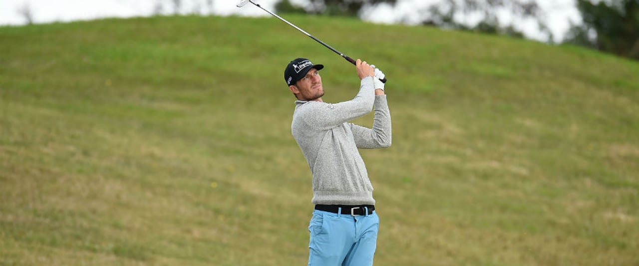 Sebastian Heisele während seines Auftritts bei der Madeira Island Open. (Foto: Getty) Sebastian Heisele während seines Auftritts bei der Madeira Island Open. (Foto: Getty)