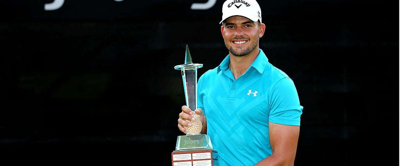 Emotionaler Sieger: Haydn Porteous gewinnt die Joburg Open. (Foto: Getty) Emotionaler Sieger: Haydn Porteous gewinnt die Joburg Open. (Foto: Getty)