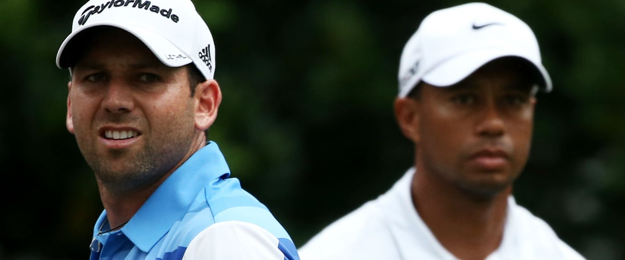 Sergio Garcia wird Gastgeber der Open de Espana, seinem Heimatturnier. Er und Woods haben ein angespanntes Verhältnis. (Foto: Getty) Sergio Garcia wird Gastgeber der Open de Espana, seinem Heimatturnier. Er und Woods haben ein angespanntes Verhältnis. (Foto: Getty)