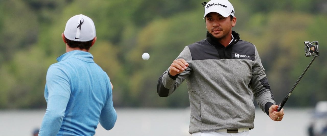 Jason Day gewinnt im Duell gegen Rory McIlroy im Halbfinale des WGC - Dell Match Play. (Foto: Getty) Jason Day gewinnt im Duell gegen Rory McIlroy im Halbfinale des WGC - Dell Match Play. (Foto: Getty)